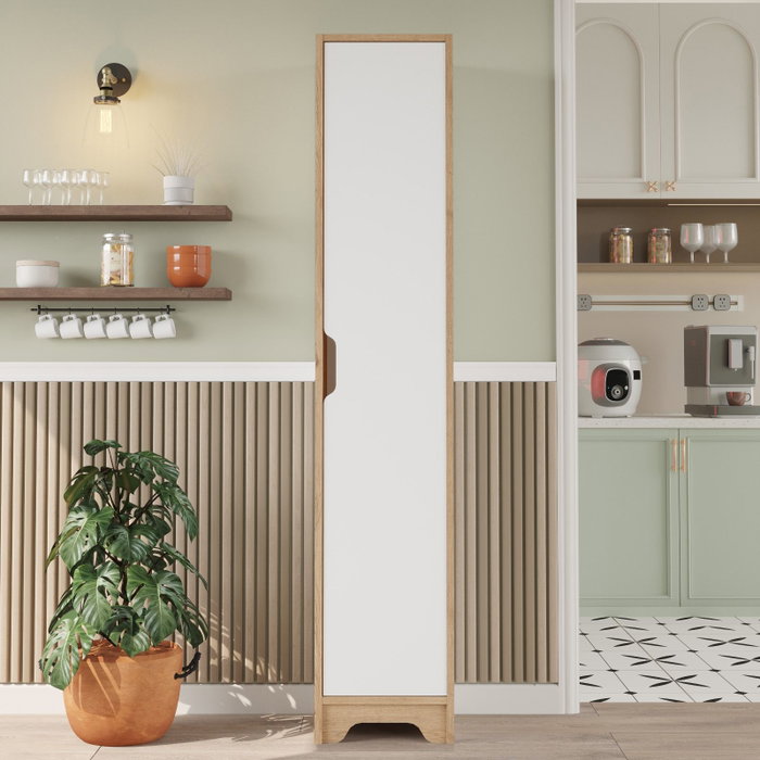 Hanah Home Armario Multiusos LIB3-SW Roble y Blanco Hanah Home Armario Multiusos LIB3-SW Roble y Blanco